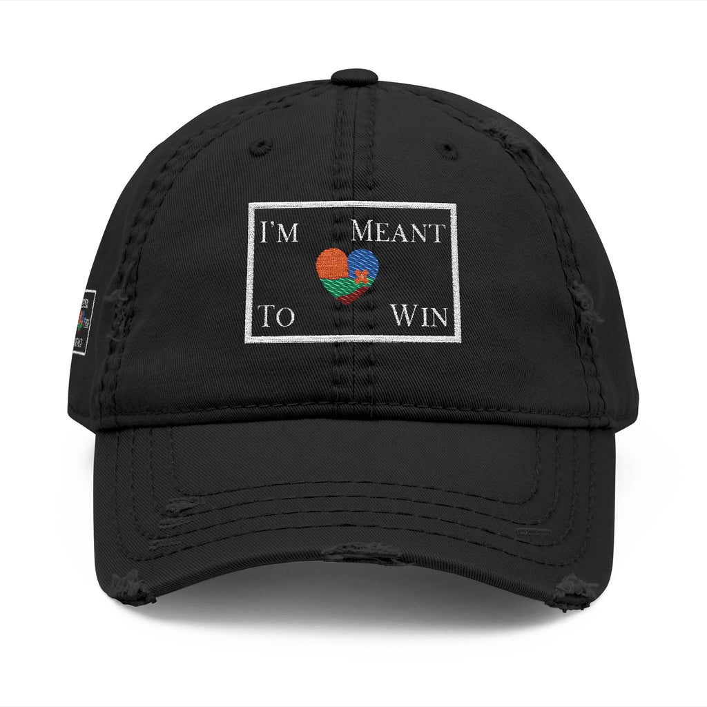 I'm Meant To Win Distressed Hat (Embroidery)