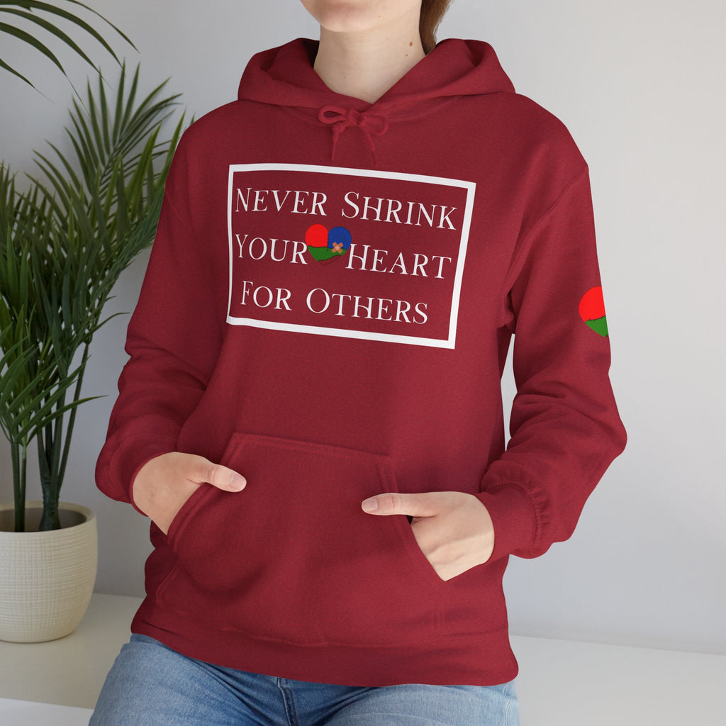 Never Shrink Your Heart For Others Unisex Hoodie (DTTS)
