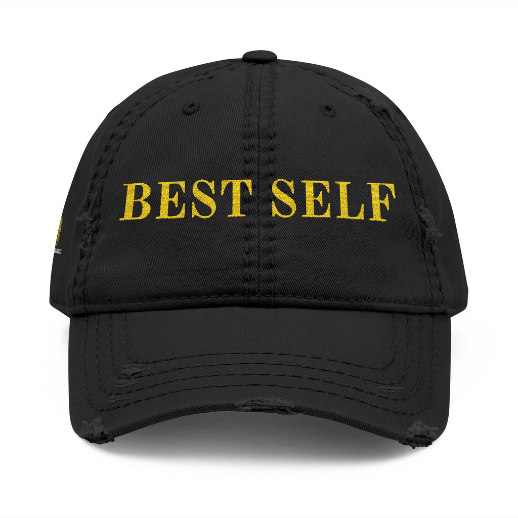 BEST SELF Distressed Hat (Embroidery)