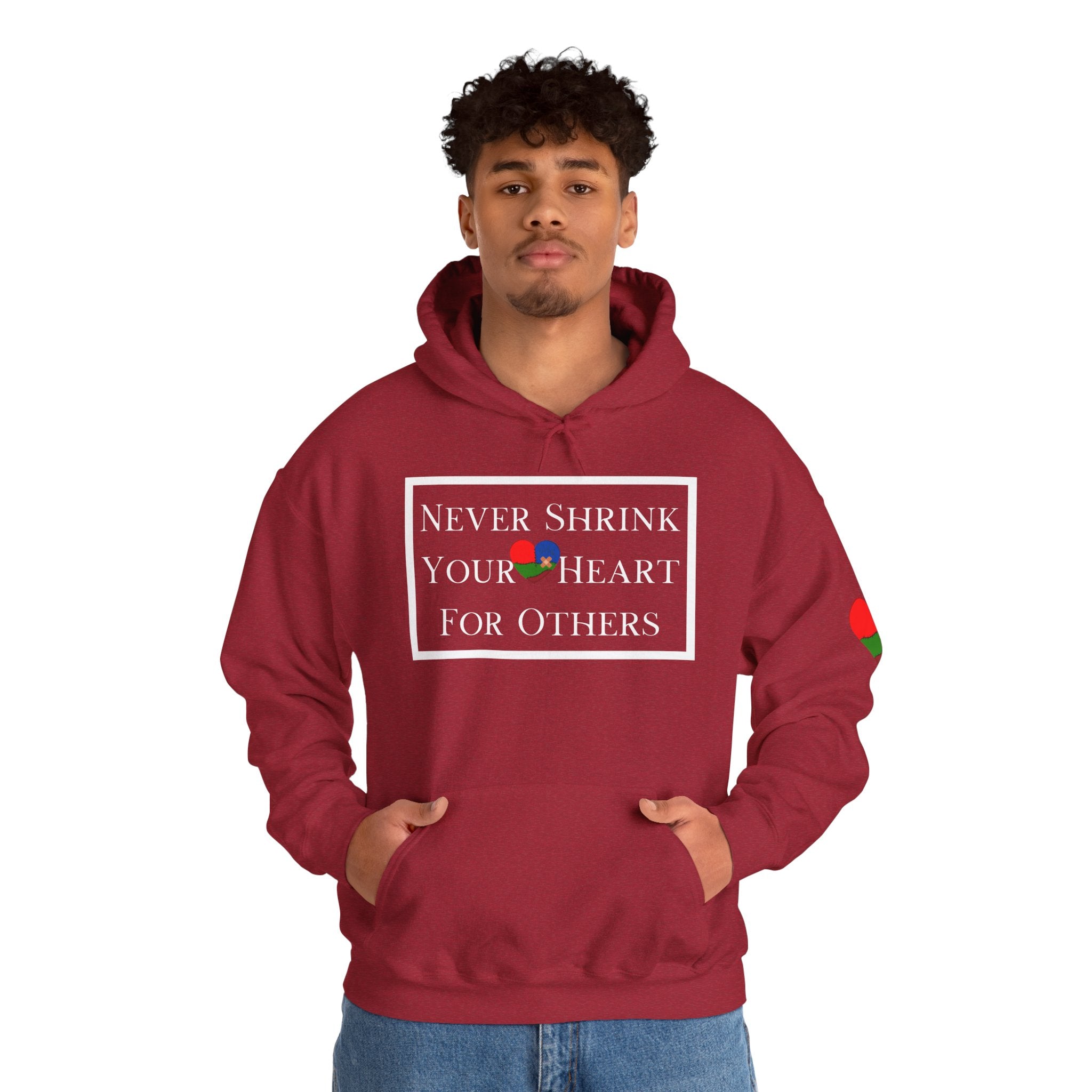Never Shrink Your Heart For Others Unisex Hoodie (DTTS)