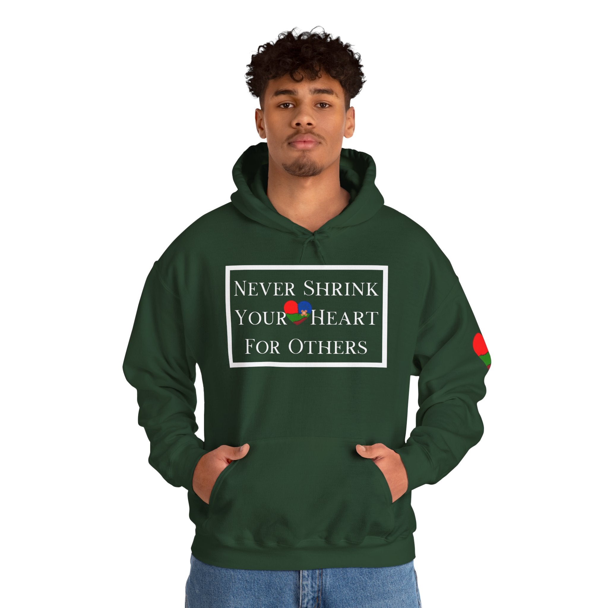 Never Shrink Your Heart For Others Unisex Hoodie (DTTS)