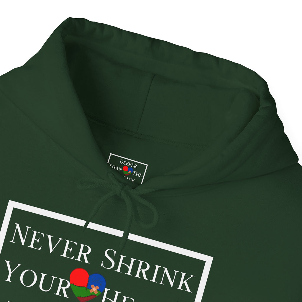 Never Shrink Your Heart For Others Unisex Hoodie (DTTS)